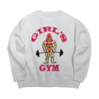 デスマウスジムのガールズジム Big Crew Neck Sweatshirt