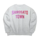 JIMOTOE Wear Local Japanの城里町 SHIROSATO TOWN ビッグシルエットスウェット