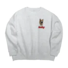 mt_luckyのラッキーと遊びに行こう！スウェット Big Crew Neck Sweatshirt