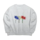 flower-flowersのflower E Big Crew Neck Sweatshirt