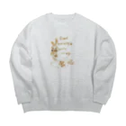 uminoneblueのGood morning! wake up!! Ver.2 Big Crew Neck Sweatshirt