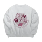 SU-KUのうまひつじさるとりいぬいⅡ Big Crew Neck Sweatshirt