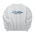 CHIYONの【只見線】第八只見川橋梁とキハE120形🚃💙 Big Crew Neck Sweatshirt