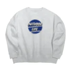 sho_ma's outdoorlifeのOUTDOOR LIFE BALL LOGO Big Crew Neck Sweatshirt