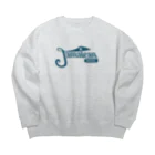 Jamaican Soul（ジャマイカンソウル）のgray Big Crew Neck Sweatshirt