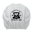 ナラティヴ・ラボ マーケットのナラティヴ・ラボ くまざわくん Big Crew Neck Sweatshirt