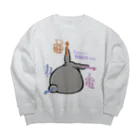 幸うさ.comのフレミングのうさぎの法則 Big Crew Neck Sweatshirt