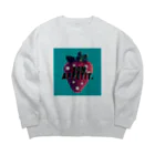 insparation｡   --- ｲﾝｽﾋﾟﾚｰｼｮﾝ｡の召し上がれ Big Crew Neck Sweatshirt