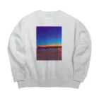 わらしゃんどの夕暮れ Big Crew Neck Sweatshirt