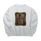 DXMOUVE(ドゥモーヴェ)の亡霊の館柄_肺伯爵肖像画 Big Crew Neck Sweatshirt