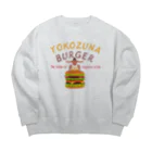 キッズモード某の横綱バーガー Big Crew Neck Sweatshirt