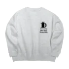 Bordercollie StreetのDDTO-BK Big Crew Neck Sweatshirt