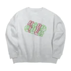 KAWAGOE GRAPHICSのハードサイダーななめ上 Big Crew Neck Sweatshirt