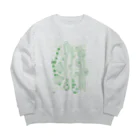 soratoの山菜とちいさいうさぎ Big Crew Neck Sweatshirt