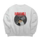 ari designの野球Bear2(凶悪顔クマシリーズ) Big Crew Neck Sweatshirt