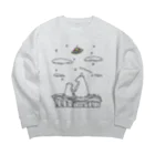 ariariartのあれが北極星だよ…ん？【チャリティー】 Big Crew Neck Sweatshirt