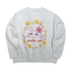 JapaneseArt Yui Shopのpretty girl ビッグシルエットスウェット