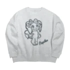 ちゃとらま　CHA10ramaのパピヨン　パピコ Big Crew Neck Sweatshirt