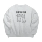 TAKE-TONのNYAH NYAH NYAH Big Crew Neck Sweatshirt