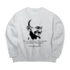 JOKERS FACTORYのGANDHI ver.2 Big Crew Neck Sweatshirt