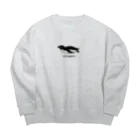 hiroimachiのペンギンのトボガン Big Crew Neck Sweatshirt