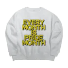 無真獣73号のEVERY MONTH IS PRIDE MONTH Big Crew Neck Sweatshirt