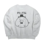 snowballsのミスターピッグ Big Crew Neck Sweatshirt