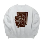 サトウノリコ*の耳がきこえるーベートーベン Big Crew Neck Sweatshirt