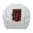 サトウノリコ*の耳がきこえるーバッハ Big Crew Neck Sweatshirt