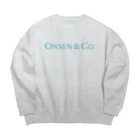 温泉グッズ@ブーさんとキリンの生活のONSEN＆CO. Big Crew Neck Sweatshirt