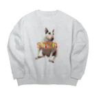 snznのsnzn_BullTerrier Big Crew Neck Sweatshirt