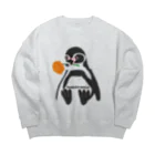 nagisa-ya(なぎさや) ペンギン雑貨のフンボルトペンギンのぬいぐるみ Big Crew Neck Sweatshirt