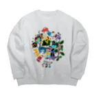 hilo tomula トムラ ヒロのMade Of CMC  Color Big Crew Neck Sweatshirt