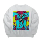 ムラマス カツユキの『数の子』ライバル!?明太子登場Ver. Big Crew Neck Sweatshirt