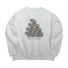 キッズモード某のサイが十匹 さいとうさん Big Crew Neck Sweatshirt