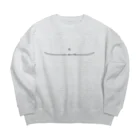 LienのLien black Big Crew Neck Sweatshirt