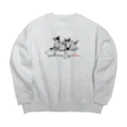 犬好きさんのためのTシャツ屋さんのチワワ　Tシャツ・トレーナー　BigLove Big Crew Neck Sweatshirt