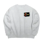 HariShainのGINTSUNE-キツネとペンギンのハイブリッドアニマル- Big Crew Neck Sweatshirt