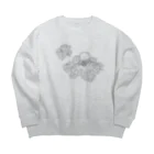 つむじん。のスリーピングベアー。 Big Crew Neck Sweatshirt