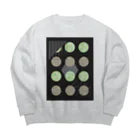 insparation｡   --- ｲﾝｽﾋﾟﾚｰｼｮﾝ｡のavocado salad Big Crew Neck Sweatshirt