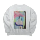 キキとココからの夜明けのエンジェル  Big Crew Neck Sweatshirt