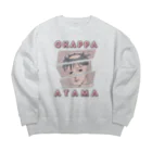 kazu_gのおかっぱ頭 Big Crew Neck Sweatshirt