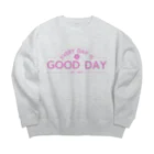 kazu_gの日日是好日（ピンク） Big Crew Neck Sweatshirt