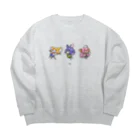 ナナメの🐭🐰🐏まうとこ Big Crew Neck Sweatshirt