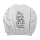 ニシワキタダシのよそのねこ Big Crew Neck Sweatshirt