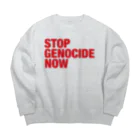 meril_goods_storeのSTOP GENOCIDE NOW ビッグシルエットスウェット