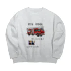 「キュートなアズキとマメタのワンダフル・ドリームランド」のかっこいいね！　IT'S　COOL Big Crew Neck Sweatshirt