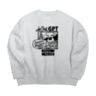 nya-mew（ニャーミュー）のにゃんこGPT Big Crew Neck Sweatshirt