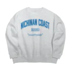 ミナミの日南海岸 Nichinan Coast BLUE Big Crew Neck Sweatshirt
