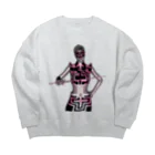 guitarparkの桃色仮面 Big Crew Neck Sweatshirt